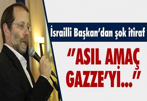 İsrailli Başkan’dan şok itiraf